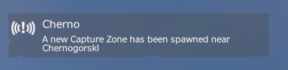 AreaCapture notification screen